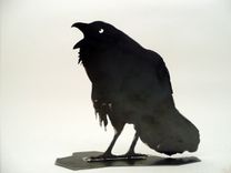 Crow/Raven Metal Silhouette 1 small