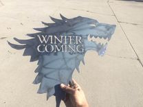 Winter Is Coming Wall Plaque Or Trivet 1 small
