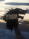 Winter Is Coming Wall Plaque Or Trivet 2 small