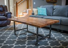 Industrial Coffee Table | Barn Wood Coffee Table 2 small
