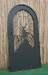 Decorative Steel Stag Gate - Custom Garden Gate - Artistic Metal Wall Panel - Handmade 1 small