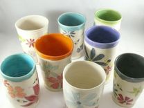 Set Of Two: Toothbrush Holders, Pencil Holders, Tumblers 7 small