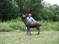 Bronze Deer/Stag | Life Size Bronzes - Custom Bronze Statues & Sculptures - Lost Wax Casting 2 small