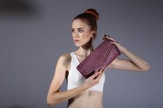 Pink Leather Purse 1 small