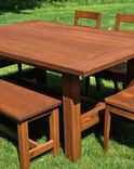 Ash Breadboard Dining Set 1 small