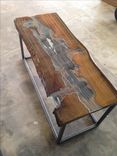 Glass Wood Coffee Table 4 small