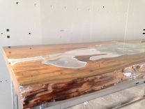 Glass Wood Coffee Table 5 small