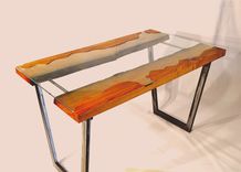 Glass Wood Table 2 small