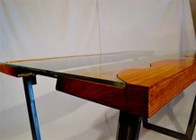 Glass Wood Table 4 small