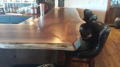 Commercial Live Edge Bar Tops Walnut Cherry Maple Oak Slabs 6 small