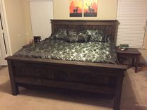 Solid Wood Bed Frame Super Solid And Sturdy. Handmade! 4 small