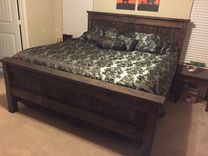 Solid Wood Bed Frame Super Solid And Sturdy. Handmade! 5 small