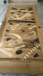Intarsia Woodwork Doors 3 small