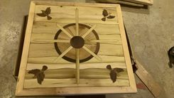 Intarsia Woodwork Tables 3 small