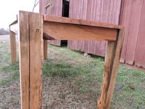 Cherry Reclaimed Wood Farm Table 5 small