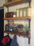 Reclaimed Shelves With Hand Made Metal Brackets 2 small