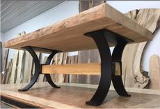 Reclaimed Trestle Table 3 small