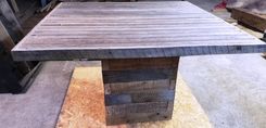 Reclaimed Pedestal Table 1 small