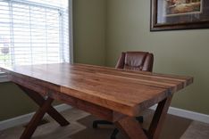 Oak Reclaimed Rustic Desk 2 small