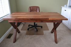 Oak Reclaimed Rustic Desk 1 small