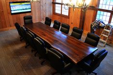 Live Edge Walnut Conference Table 2 small