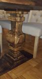 5 Foot Dining Room Table. Mixed Species Wood With Custom Designed Legs 4 small