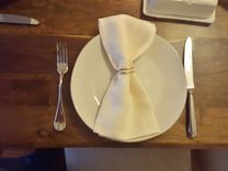 5 Foot Dining Room Table. Mixed Species Wood With Custom Designed Legs 7 small