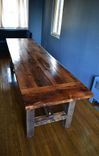 Authentic Barn Wood White Oak Farmhouse Table 1 small