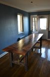 Authentic Barn Wood White Oak Farmhouse Table 4 small