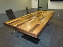 Custom Wood And Steel Conference Table 2 small