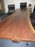 Rustic Walnut And Timber Conference Table 2 small