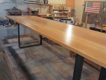 Maple And Steel 12ft Conference Table 2 small