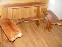 Mesquite Sofa Table And End Tables 1 small
