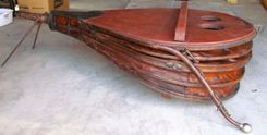 For Sale 1880'S Blacksmith Bellow Coffee Table 9 small