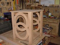 MAHOGANY CIRCLE NIGHT STAND 1 small