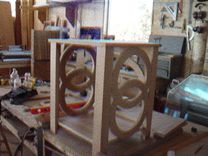 MAHOGANY CIRCLE NIGHT STAND 2 small