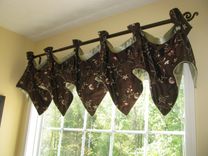 Breakfast area window treatment valance 3 small