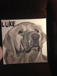 Memorable Pet Black And White Canvas Painting 1 small