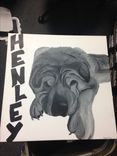 Memorable Pet Black And White Canvas Painting 1 small