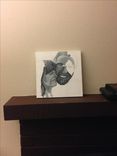 Black And White Couple Portrait Painting 2 small