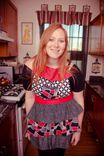 Retro Ruffle Apron - Made To Order 3 small