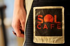 Reversible Upcycled Denim & Feed Sack Apron 32 small