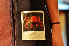 Reversible Upcycled Denim & Feed Sack Apron 36 small