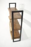 Walnut + Steel Bookcase 2 small