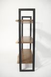 Walnut + Steel Bookcase 3 small