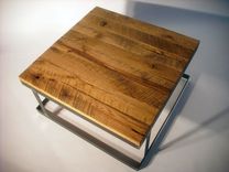 Re-Claimed Oak Square Coffee Table 4 small