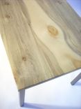 Blue Pine + Sanded Steel Coffee Table 3 small
