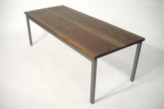 Walnut And Steel Coffee Table 1 small