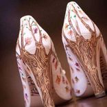 Fall Wedding Shoes Trees Country 1 small