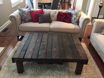 Rustic Reclaimed Pallet Coffee Table 1 small